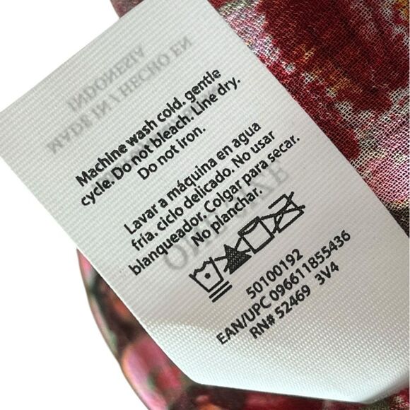 Sofia by Sofia Vergara Elegant Floral Swim Coverup Scarf, One Size, NWT - Picture 10 of 10